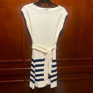 Gap - size XS dress with navy stripes